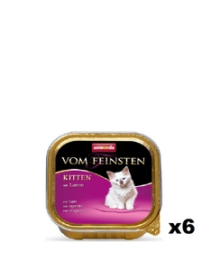 Animonda Cat Vom Feinsten Kitten mit Lamm 6x100g