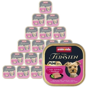 ANIMONDA Vom Feinsten mini adult  Kalbfleisch/Schinken/Basilikum 32x100g