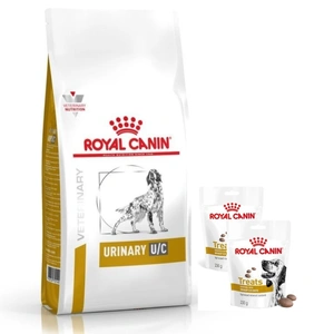 ROYAL CANIN Urinary U/C Low Purine UUC18 14kg + Royal Canin Urinary Treats Hundeleckerli 2x230g