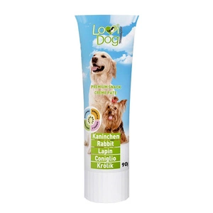 Lovi Dog Snack Cremepastete Kaninchen - Hundepastete in der Tube, mit Kaninchen und Vitaminen 90g
