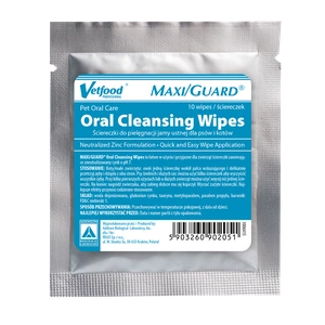 VETFOOD MAXI/GUARD Oral Cleansing Wipes 10 Stk.