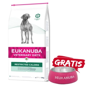 EUKANUBA Veterynary Diets Restricted Calorie 12kg + Hundenapf GRATIS!