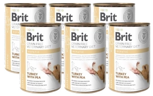 BRIT GF Veterinary Diets Dog Hepatic 6x400g - Nassfutter für Hunde