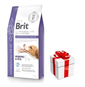 BRIT GF Tiernahrung Hund Magen-Darm-Fettarm 12kg + Überraschung für den Hund