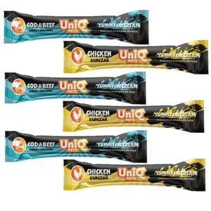 UNIQ PETS PURRCREAM leckere Soße für Katzen MIX 6x15g