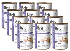 BRIT GF Veterinary Diets Dog Gastrointestinal Low Fat 12x400g- Nassfutter für Hunde