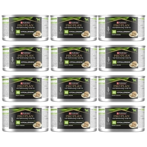 PRO PLAN Veterinary Diets HA Hypoallergenic Mousse 12x195g Nassfutter für Hunde