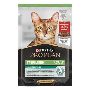 Purina Pro Plan Sterilisiert mit Rindfleisch für Katzen 85g