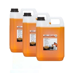 LAB-V Leinöl für Pferde, Hunde und Katzen 3x5000ml