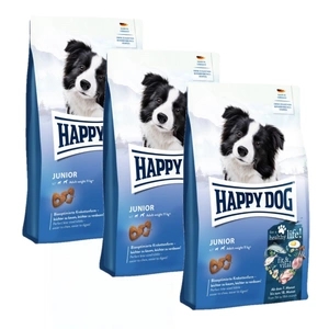 HAPPY DOG FitVital Junior, Trockenfutter, für Welpen, 7-18 Monate, 3x10 kg