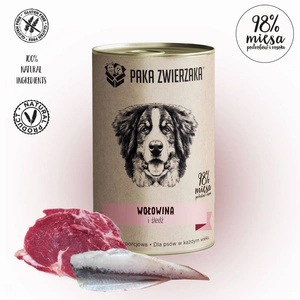 Paka Zwierzaka Rindfleisch und Hering (400g)