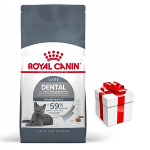 ROYAL CANIN Dental Care 8kg Trockenfutter für ausgewachsene Katzen zur Reduzierung der Zahnsteinbildung + Überraschung für die Katze