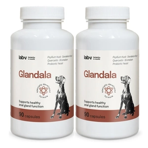 Lab-v Glandala - Unterstützung für die richtige Funktion der Perianaldrüsen und des Verdauungstraktes für Hunde 2x90 Kapseln