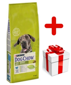 PURINA Dog Chow Adult Large Breed Turkey 14kg + Überraschung für den Hund