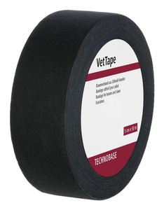 Kerbl Hufbandage VetTape, selbstklebend, 50 m x 50 mm, schwarz