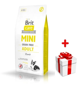 BRIT CARE Mini Grain-Free Adult Lamb 7kg + Überraschung für den Hund
