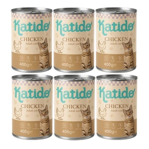 Katido Katzennassfutter mit Huhn 6x400g