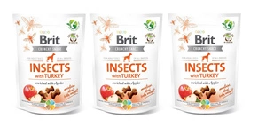 BRIT CARE Dog Crunchy Cracker Insects rich in Turkey 3x200g