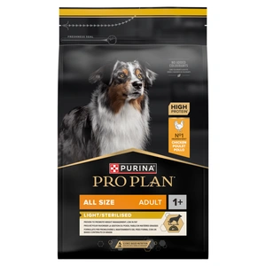 PRO PLAN Light Sterilised All Size Adult Hundefutter reich an Huhn 3 kg