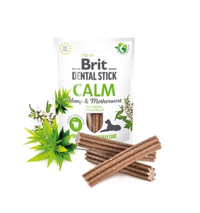 BRIT CARE Dog Dental Stick Calm mit Hanf & Mutterkraut 7 Stück (251g)