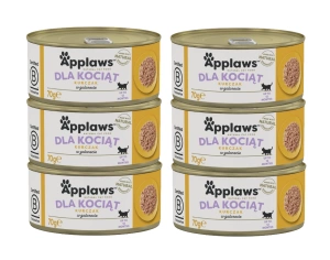 Applaws Katze Kätzchen Huhn 6x70g