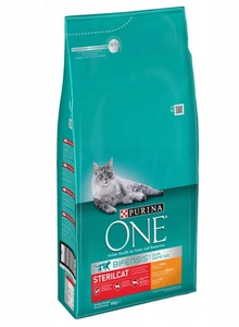 Purina One Cat Sterilcat Hühnerfutter 6kg + Überraschung für die Katze