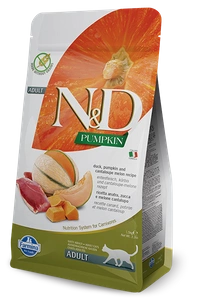 Farmina N&D Pumpkin feline DUCK, PUMPKIN AND CANTALOUPE MELON RECIPE ADULT 1,5kg