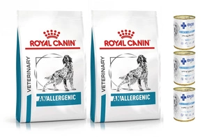 ROYAL CANIN Anallergenic AN18 2x8kg + ENZO VET Hypoallergenic 3x400g