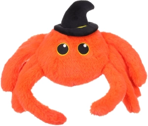 Flamingo Halloween Spielzeug für Hunde Orange Spinne