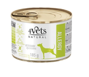 4 Vets Dog Allergy 12x185g