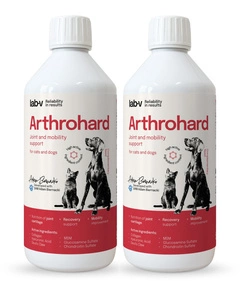 Lab-v Arthrohard – Umfassende Unterstützung für die Gelenkgesundheit von Hunden und Katzen 2x500 ml