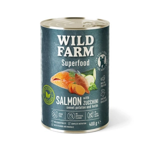 Wild Farm Superfood Lachs 400g getreidefreies Hundefutter