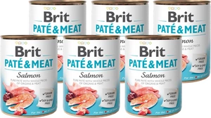 BRIT PATE & MEAT SALMON 6 x 400g