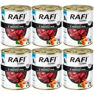 DOLINA NOTECI Hundenassfutter Rafi Classic mit Lamm 6x800 g