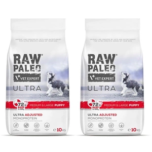 Vetexpert RAW PALEO ULTRA BEEF PUPPY MEDIUM/ LARGE 2x10KG