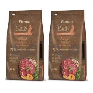 FITMIN Purity Adult Grainfree Beef 2x12kg