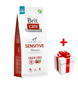 BRIT CARE Grain-free Sensitive Venison 12kg + Überraschung für den Hund