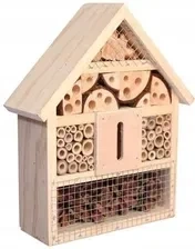 GARDEN FUN Hotelhaus Schuppen Unterstand  für Bienen  Insekten 19x7x22cm