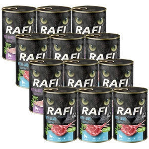 RAFI Cat Adult Sterilisiert mit Lammfleisch/Kaninchen 12x400g