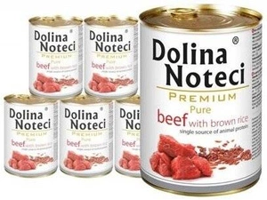 Dolina Noteci Premium Pure Rindfleisch mit braunem Reis 6x800g