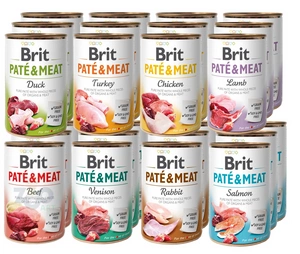 BRIT PATE & MEAT MIX 24x400g