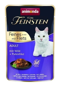 ANIMONDA Katze Vom Feinsten Adult Wild + Putenfilet 85g Beutel
