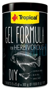 Tropical Gel Formula for Herbivorous Hauptfutter für Zierfische 2x 1000ml