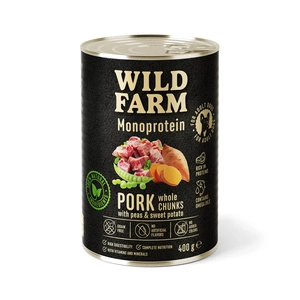 Wild Farm Monoprotein Pork 400g hypoallergenes Hundefutter