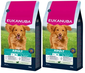 EUKANUBA Adult Große Rassen Lamm&Reis 2x12kg
