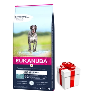 EUKANUBA Adult Large getreidefrei 12kg + Überraschung für den Hund