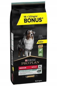 PRO PLAN Sensitive Digestion Medium Adult Hundefutter reich an Lammfleisch 14kg + 2,5kg
