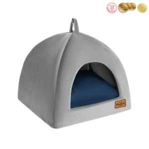 RECOBED Hundebox Welurove grau S 40x40cm