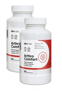 LAB-V Arthro Comfort - Umfassende Unterstützung für die Gesundheit der Gelenke und des Bewegungsapparats bei Hunden und Katzen 2x90 Kapseln