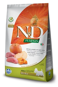 Farmina N&D Pumpkin Grain Free canine BOAR AND APPLE ADULT MINI 800g